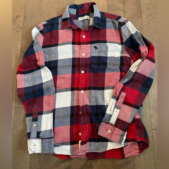 Abercrombie plaid button down shirt - Picture 1 of 1
